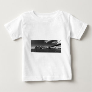 T-shirt Pour Bébé Brooklyn noir panoramique
