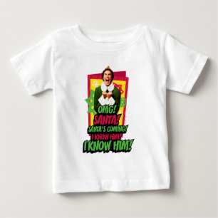 T-shirt Pour Bébé Buddy l'Elfe OMG ! PÈRE NOËL !