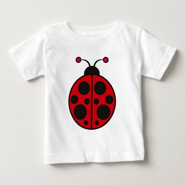 T-shirt Pour Bébé BugDame 6 (Devant)
