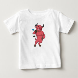 T-shirt Pour Bébé Bull aux fléchettes avec Dart
