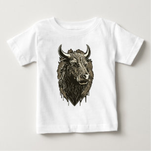 T-shirt Pour Bébé Bull Portrait