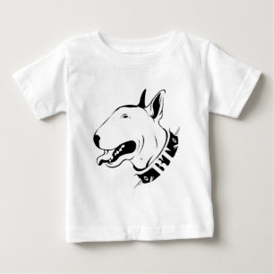 T-shirt Pour Bébé Bull-terrier heureux