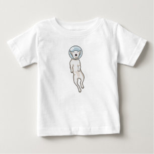 T-shirt Pour Bébé Bull Terrier Space