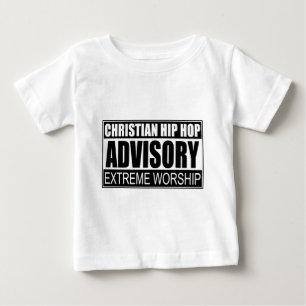 T-shirt Pour Bébé Bulletin de renseignements chrétien de hip hop…