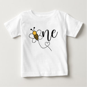 T-shirt Pour Bébé Bumble Bee Thème ONE 1er anniversaire bébé