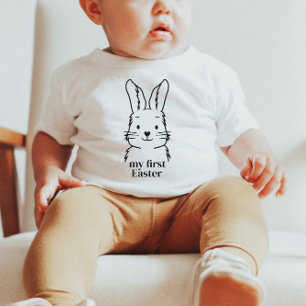 T-shirt Pour Bébé Bunny Mon premier maillot de bébé de Pâques