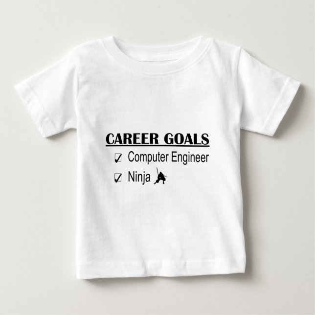 T-shirt Pour Bébé Buts de carrière de Ninja - ingénieur (Devant)