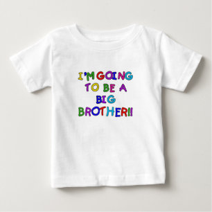 T-shirt Pour Bébé Ça va être un Big Brother