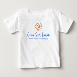 T-shirt Pour Bébé Cabo San Lucas vacances sur mesure Noël