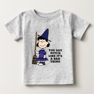 T-shirt Pour Bébé cacahuètes Halloween Lucy Witch