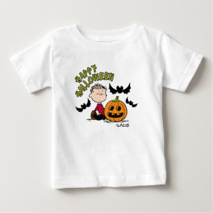 T-shirt Pour Bébé cacahuètes Happy Halloween Linus