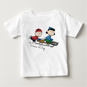 T-shirt Pour Bébé cacahuètes   Linus & Lucy Sled Riding