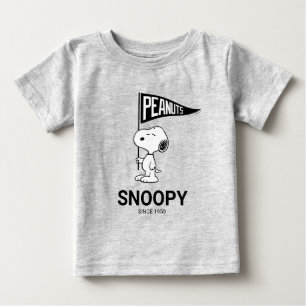 T-shirt Pour Bébé cacahuètes   Snoopy Athletic Department