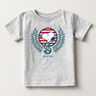 T-shirt Pour Bébé cacahuètes Snoopy Heraldry
