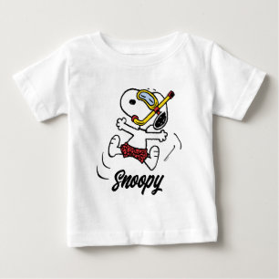 T-shirt Pour Bébé cacahuètes Snoopy Scuba Diver