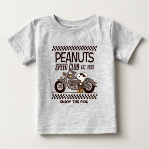 T-shirt Pour Bébé cacahuètes   Snoopy Speed Club