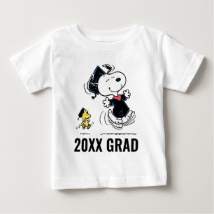 T-shirt Pour Bébé cacahuètes   Snoopy & Woodstock Graduation