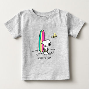 T-shirt Pour Bébé cacahuètes   Snoopy & Woodstock High Tide