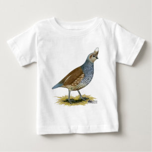 T-shirt Pour Bébé Cailles mesurées