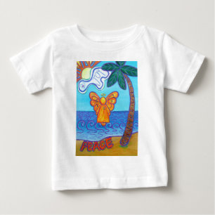 T-shirt Pour Bébé California Beach Angel