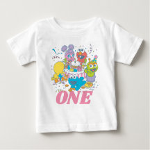 Camarades de Sesame Street Pastel | 1er Anniversai