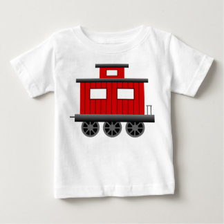 T-shirt Pour Bébé Cambuse rouge de train