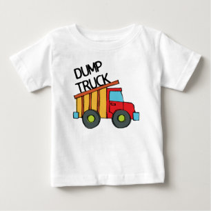 T-shirt Pour Bébé Camion de vidange