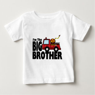 T-shirt Pour Bébé Camion d'incendie Big Brother