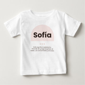 T-shirt Pour Bébé Camiseta de bebé personalizada: nombre y su signif