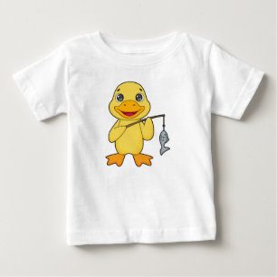 T-shirt Pour Bébé Canard de pêche de canard