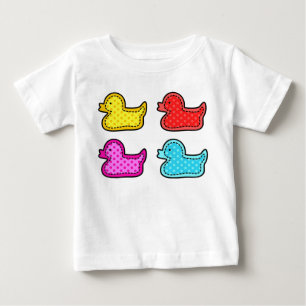 T-shirt Pour Bébé Canards colorés mignons