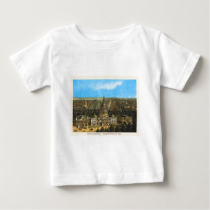 T-shirt Pour Bébé Capitole vintage des États-Unis