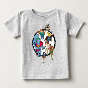 T-shirt Pour Bébé Captain Planet et les Planétètres Cercle Graphic
