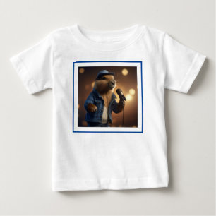 T-shirt Pour Bébé "Capybara Cowboy : Séduire le Far West"
