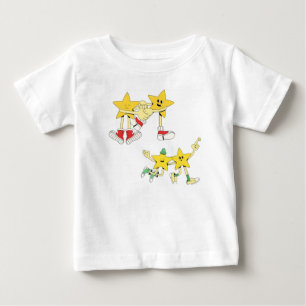 T-shirt Pour Bébé Caractères étoiles rétro super
