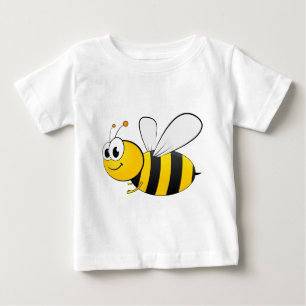 T-shirt Pour Bébé Caricature Bonne Abeille Souriante