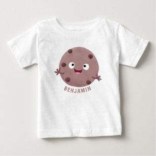 T-shirt Pour Bébé Caricature de biscuit à puce en chocolat