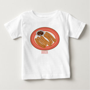 T-shirt Pour Bébé Caricature de Churro