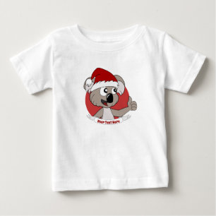 T-shirt Pour Bébé Caricature de koala de Noël