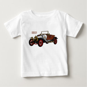 T-shirt Pour Bébé Caricature de voiture classique 1920