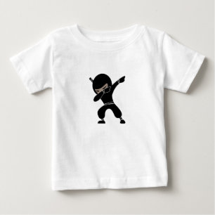 T-shirt Pour Bébé Caricature Petit Guerrier Ninja