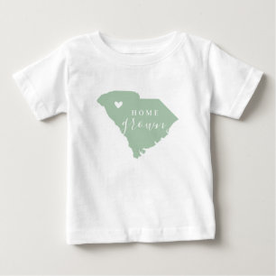 T-shirt Pour Bébé Caroline du Sud - Maison cultivée Etat des coule