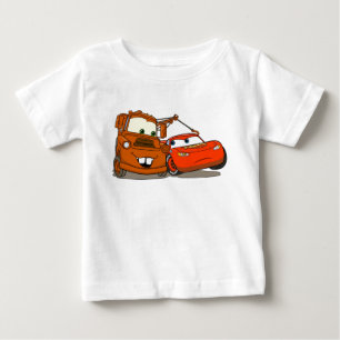 T-shirt Pour Bébé Cars Lightning McQueen and Mater Disney