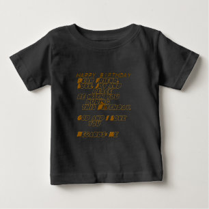 T-shirt Pour Bébé Carte d'anniversaire pour un ami chrétien