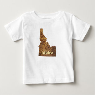 T-shirt Pour Bébé Carte Idaho Spud