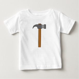 T-shirt Pour Bébé Carton en marteau