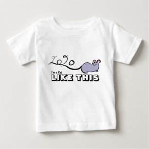 T-shirt Pour Bébé Cartoon de souris mignonne Rat Lunaire Nouvel An 2