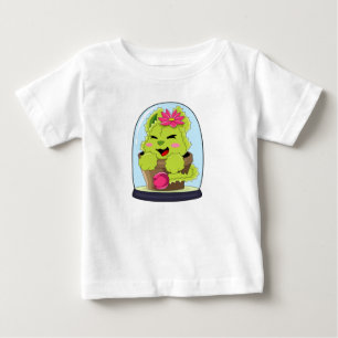 T-shirt Pour Bébé Cat Cactus