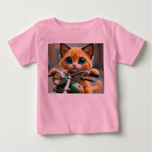 T-shirt Pour Bébé Cat drôle