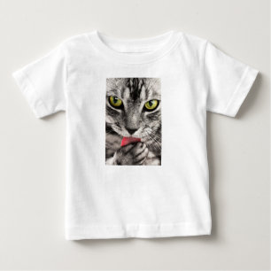 T-shirt Pour Bébé Cat Miau